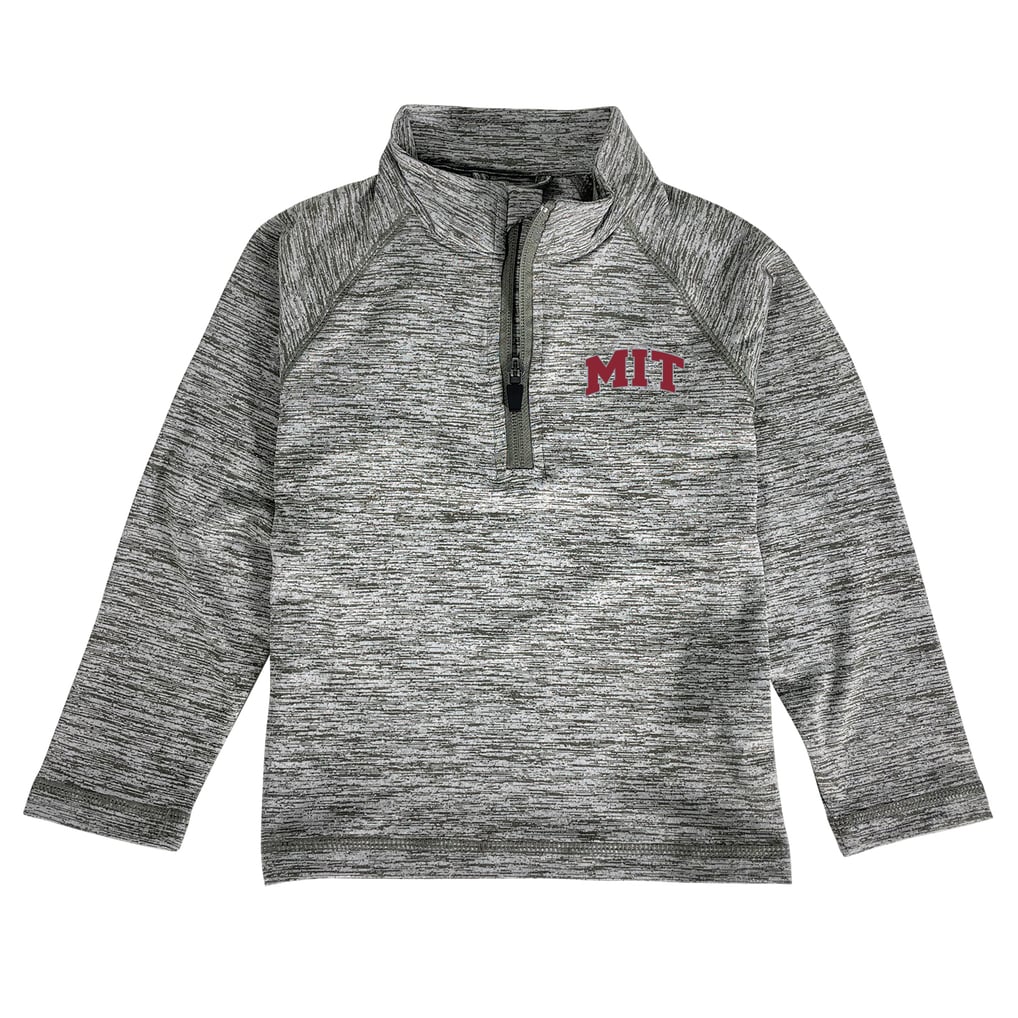  MIT Engineers Garb Toddler Matthew Quarter-Zip Pullover Top - Gray