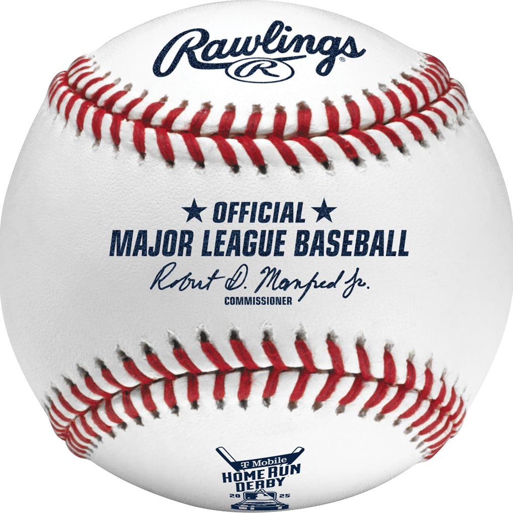 Rawlings 2025 Home Run Derby Logo Baseball with Case