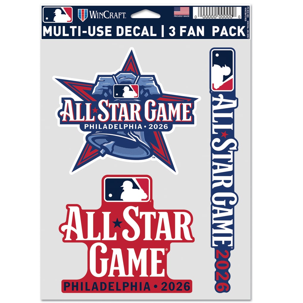 WinCraft 2026 MLB All-Star Game Three-Piece Fan Decal Set