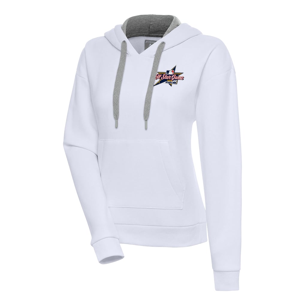  2025 MLB All-Star Antigua Women's Victory Pullover Hoodie - White