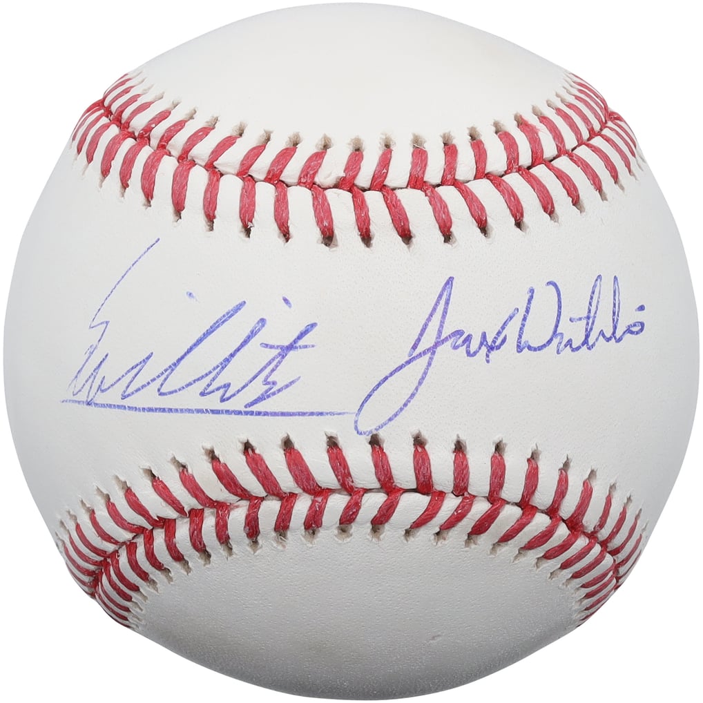 Eli Willits & Jaxon Willits Autographed Fanatics Authentic Rawlings MLB Baseball
