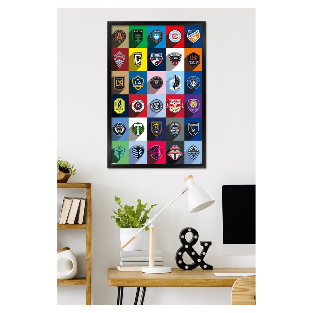 MLS 23" x 34" Framed Logo Poster