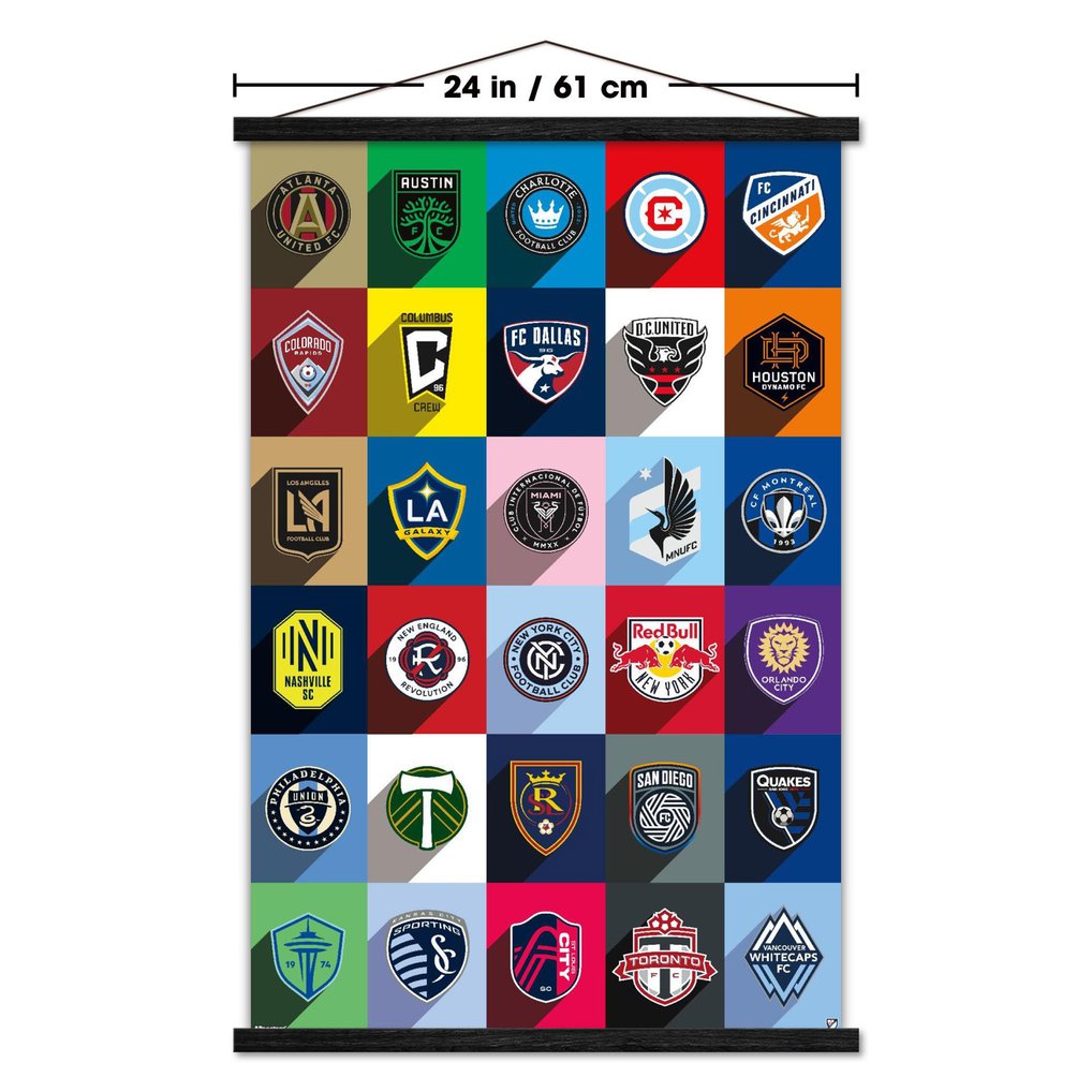 MLS 23" x 34" Logo Poster