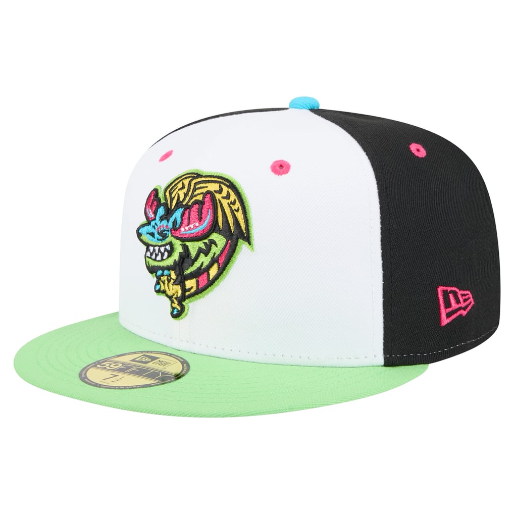 Modesto Nuts New Era Copa de la Diversión 59FIFTY Fitted Hat - White/Light Green