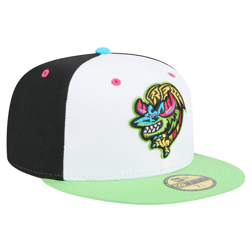 Modesto Nuts New Era Copa de la Diversión 59FIFTY Fitted Hat - White/Light Green