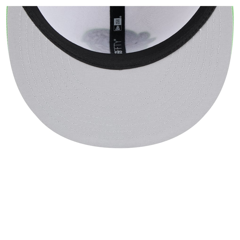 Modesto Nuts New Era Copa de la Diversión 59FIFTY Fitted Hat - White/Light Green