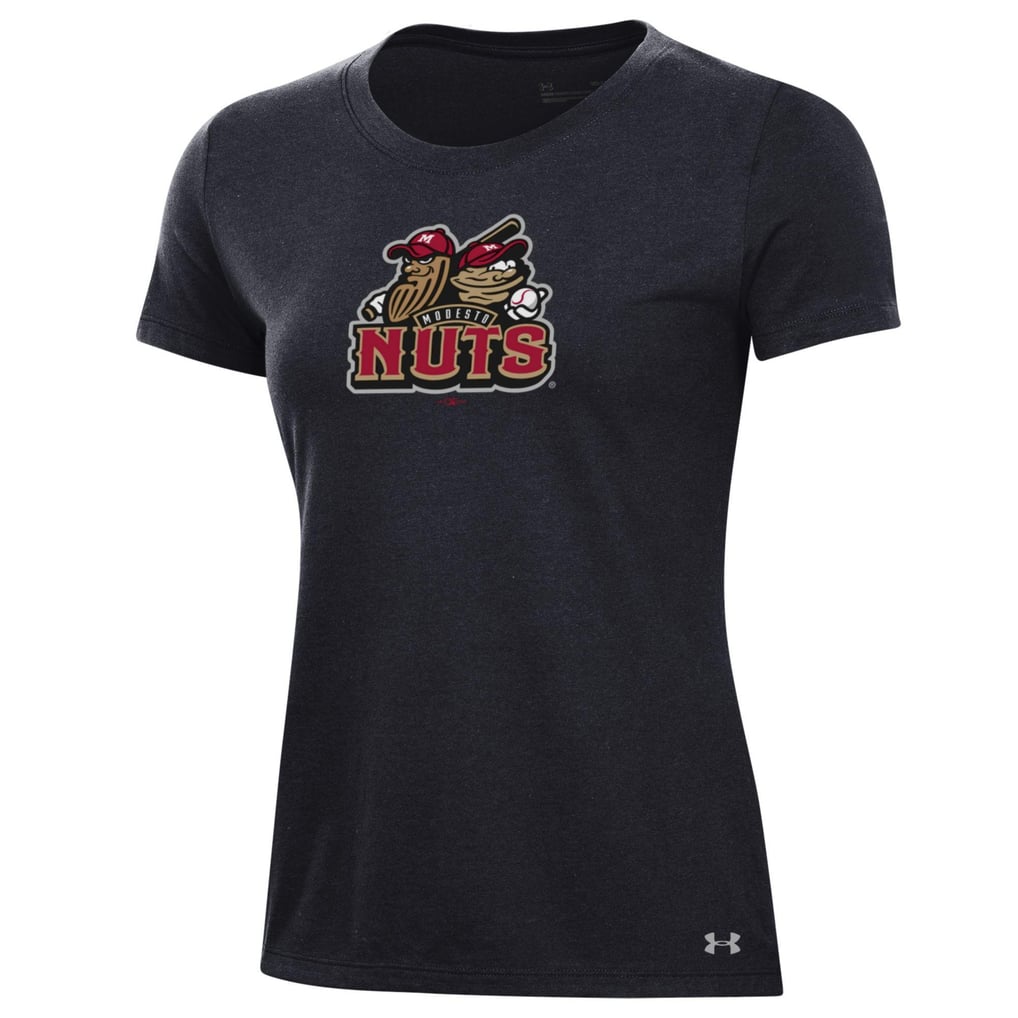 Modesto Nuts Under Armour Women's Performance T-Shirt - Black