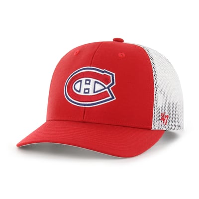 Montreal Canadiens '47 Logo Trucker Adjustable Hat - Red/White