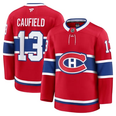 Cole Caufield Montreal Canadiens Fanatics Home Premium Jersey - Red