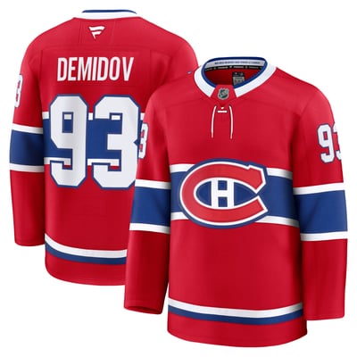 Ivan Demidov Montreal Canadiens Fanatics Home Premium Jersey - Red