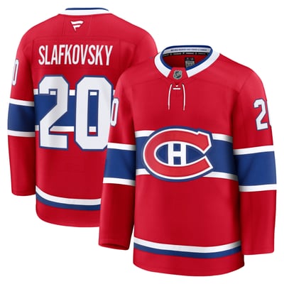Juraj Slafkovsky Montreal Canadiens Fanatics  Premium Jersey - Red