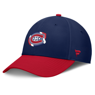  Montreal Canadiens Fanatics Stretch Hat - Navy/Red