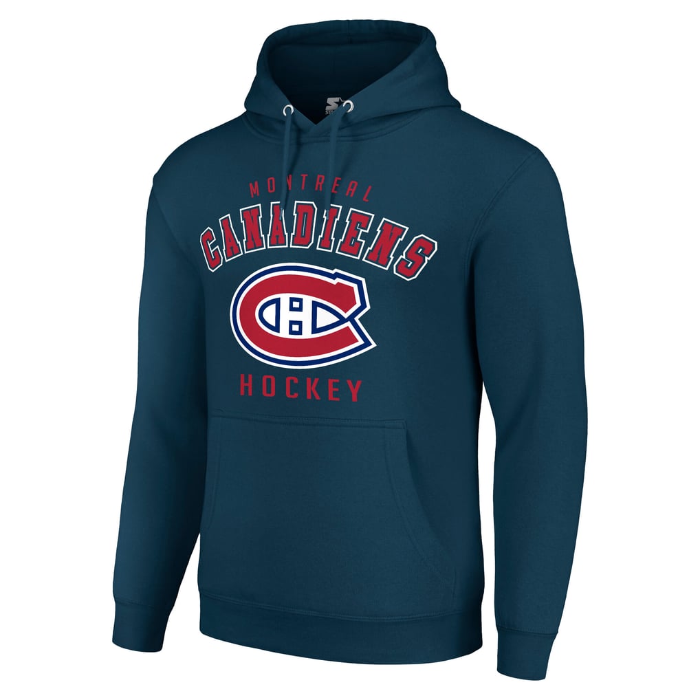 Montreal Canadiens Starter  Logo Pullover Hoodie - Navy