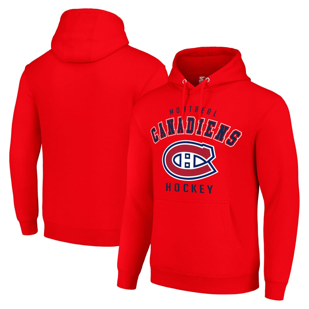 Montreal Canadiens Starter  Logo Pullover Hoodie - Red