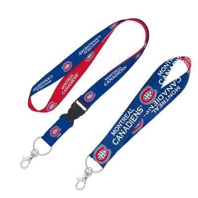 Montreal Canadiens WinCraft 2-Pack Lanyard with Detachable Buckle & Key Strap Set