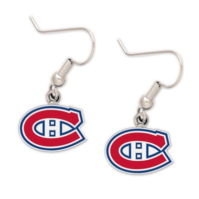 Montreal Canadiens WinCraft Logo Dangle Earrings