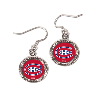 Montreal Canadiens WinCraft Women's Round Dangle Earrings