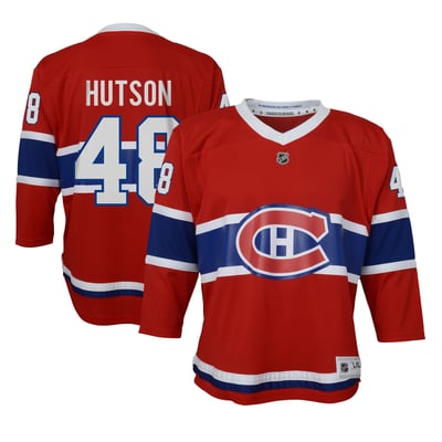 Lane Hutson Montreal Canadiens Outerstuff Youth Home Replica Jersey - Red