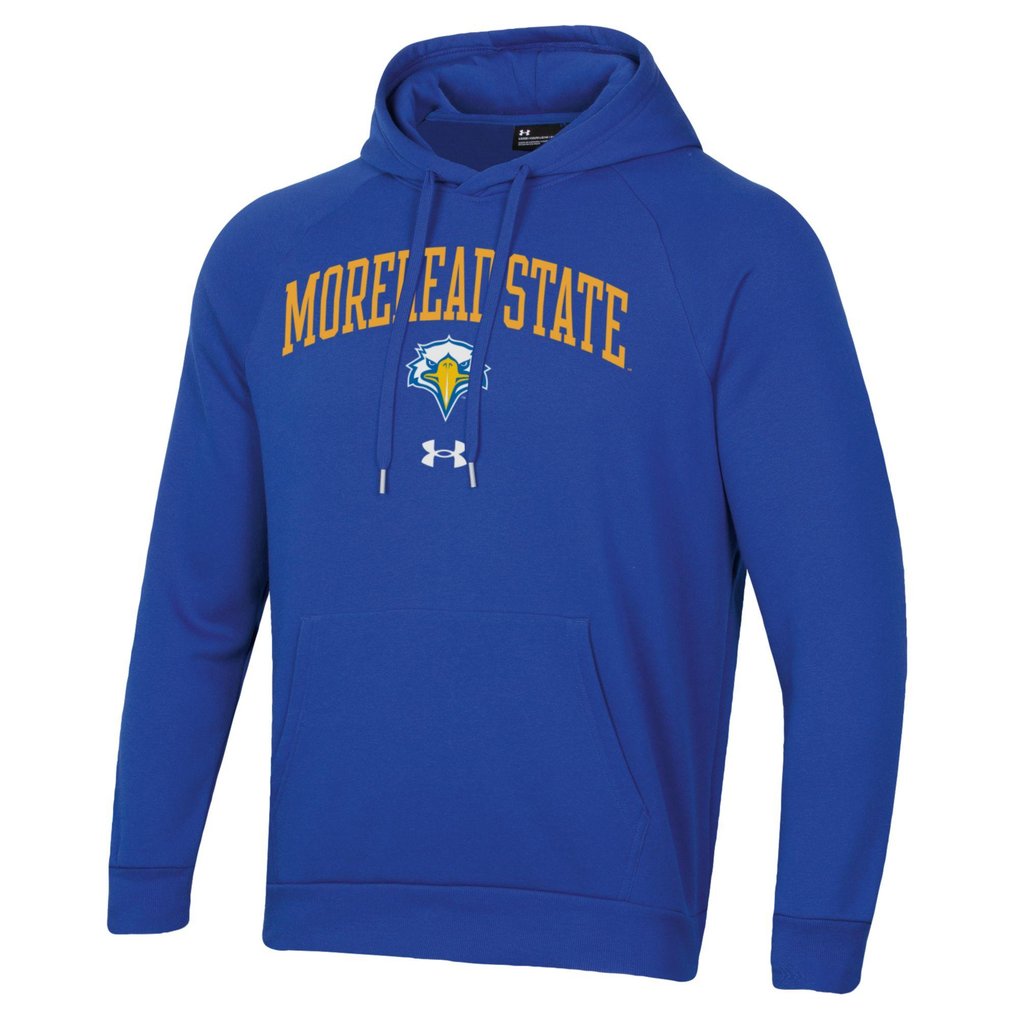 Morehead State Eagles Under Armour All Day Fleece Pullover Hoodie - Blue