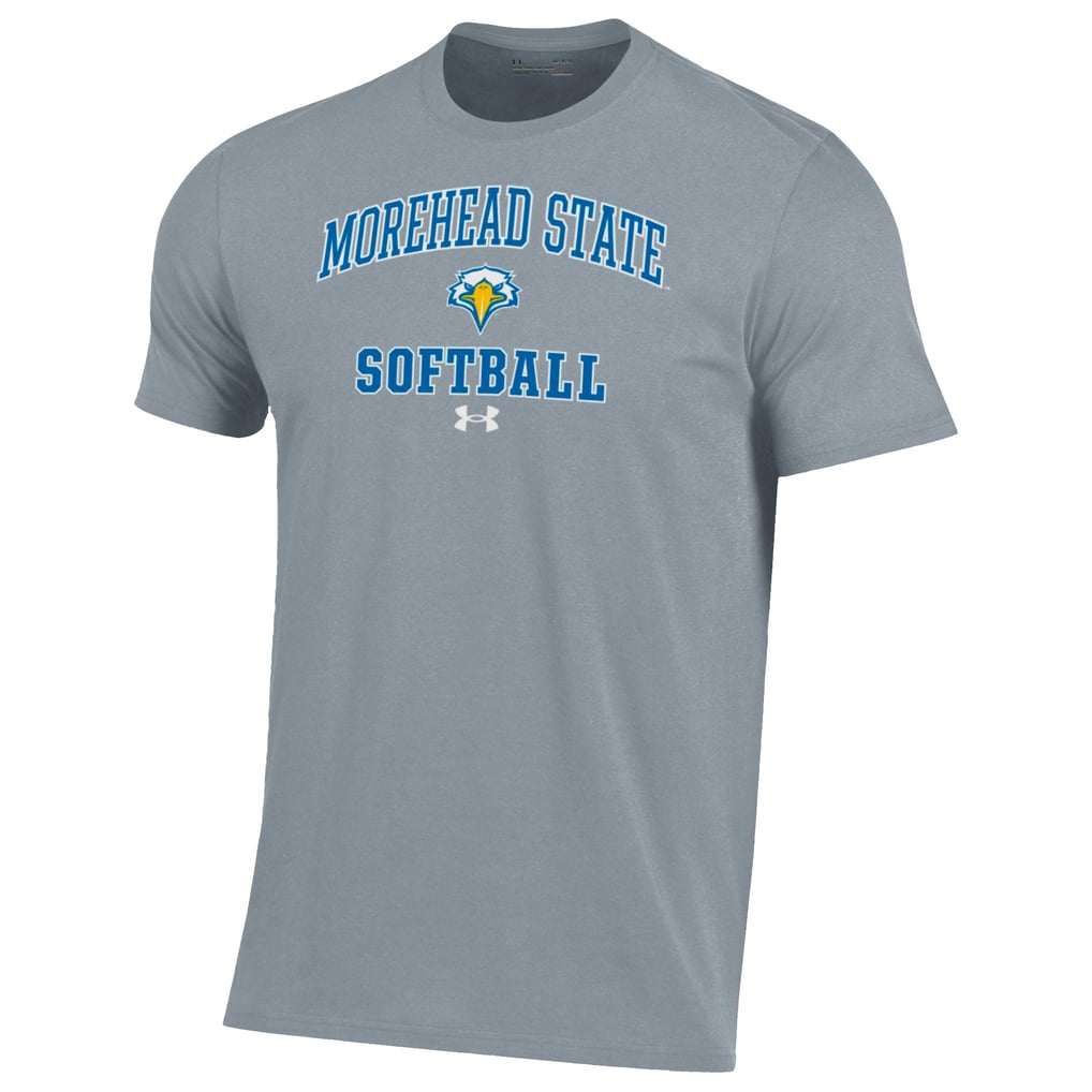 Morehead State Eagles Under Armour Arch Softball Performance T-Shirt - Gray
