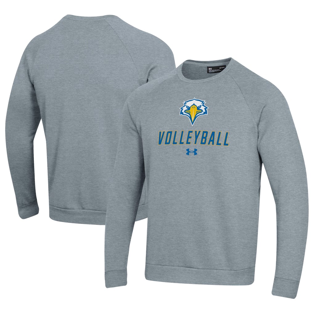 Morehead State Eagles Under Armour Volleyball Rival Fleece Raglan Pullover Sweatshirt - Gray
