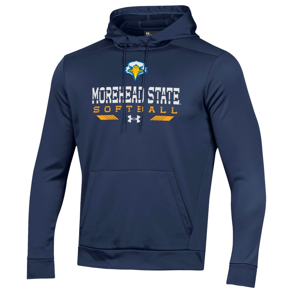 Morehead State Eagles Under Armour Softball Pullover Hoodie - Navy