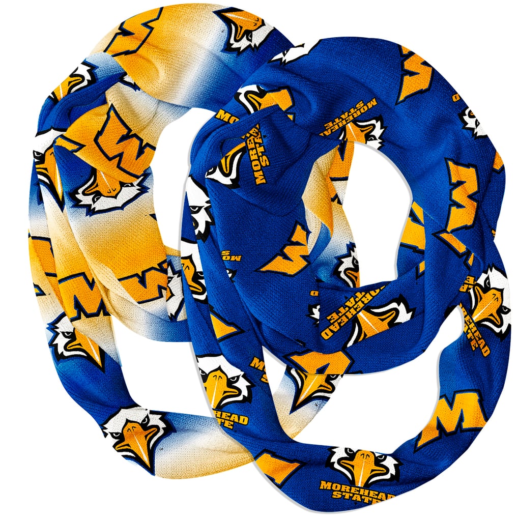  Morehead State Eagles Vive La Fete Two-Piece Infinity Scarves Set