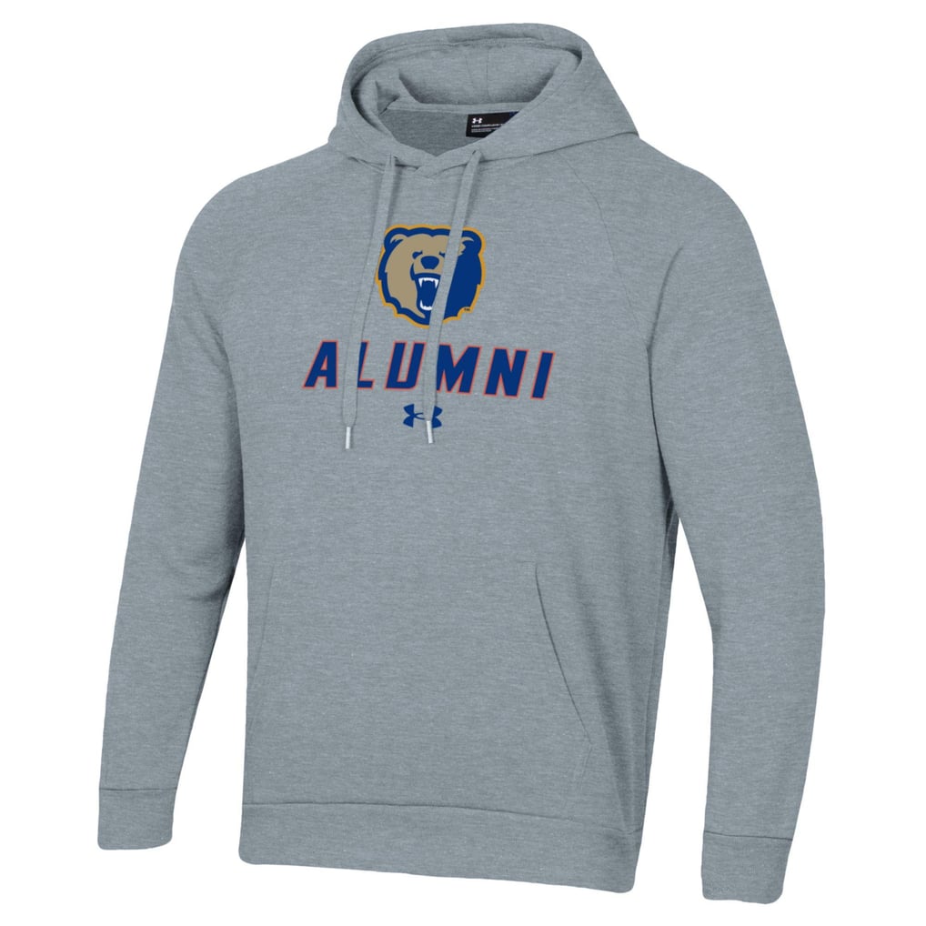 Morgan State Bears Under Armour Alumni Rival Fleece Pullover Hoodie - Gray