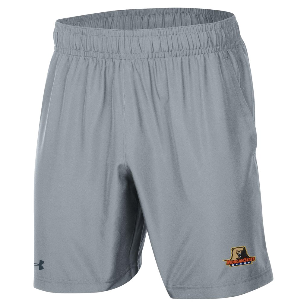 Morgan State Bears Under Armour Woven Shorts - Gray
