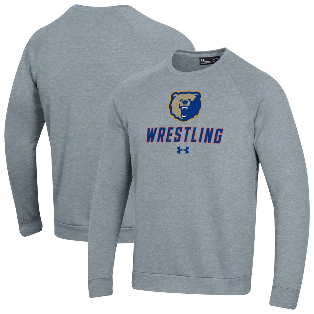Morgan State Bears Under Armour Wrestling Rival Fleece Raglan Pullover Sweatshirt - Gray