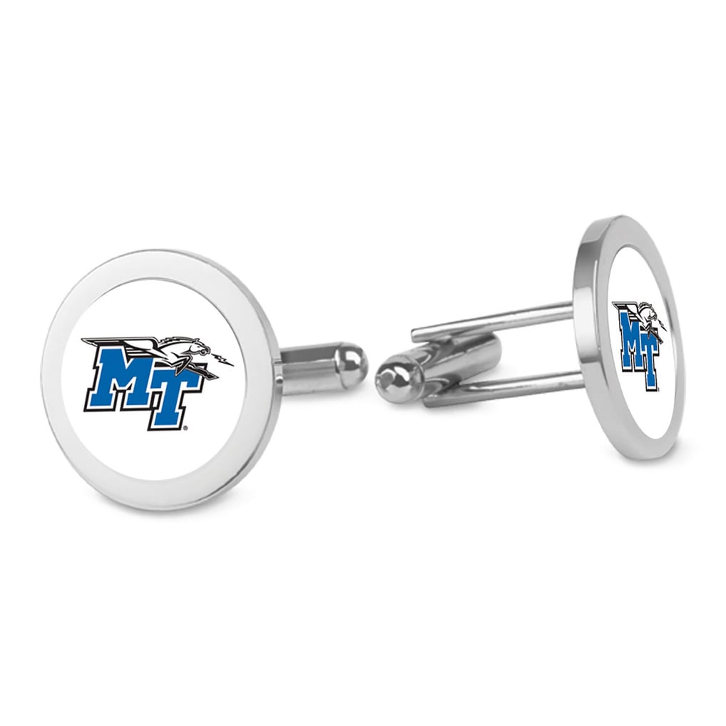 MTSU Blue Raiders Cufflinks - Silver