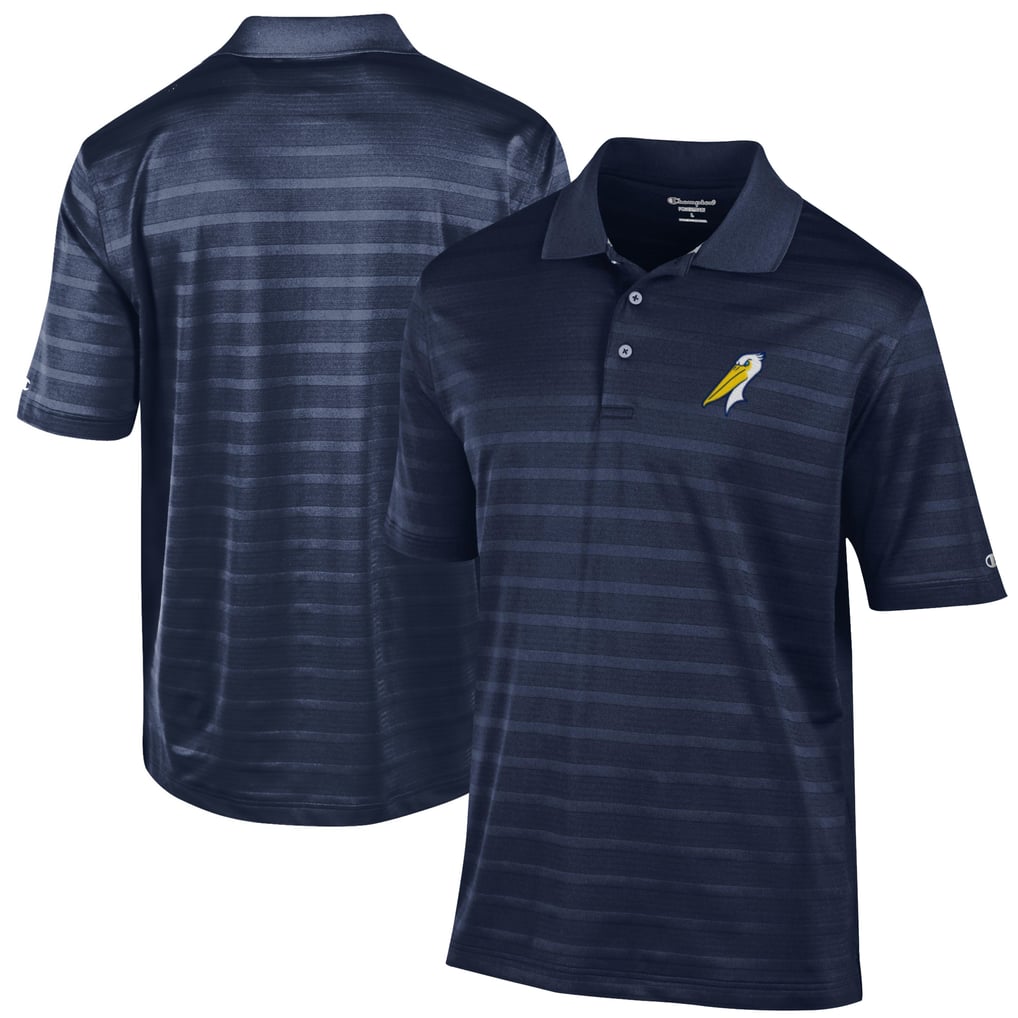 Myrtle Beach Pelicans Champion Textured Solid Polo - Navy