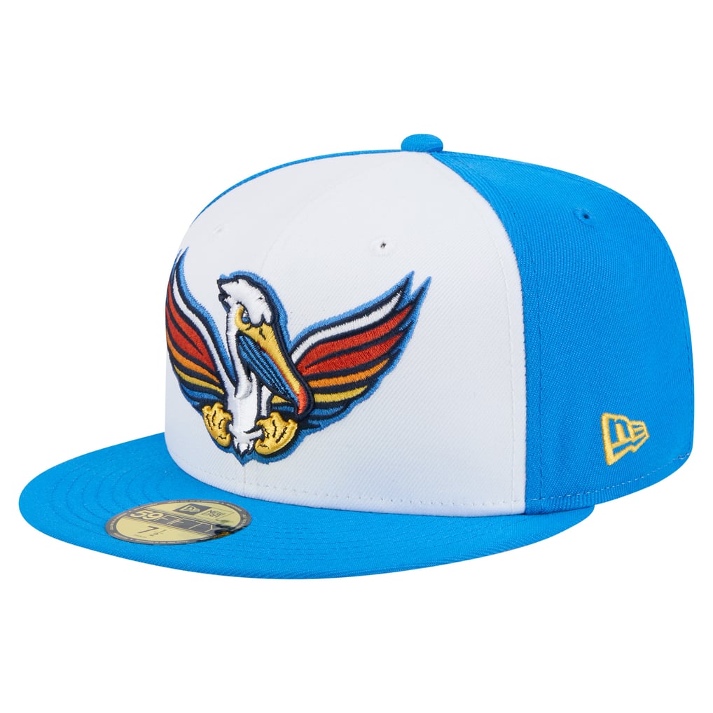 Myrtle Beach Pelicans New Era Copa de la Diversión 59FIFTY Fitted Hat - White