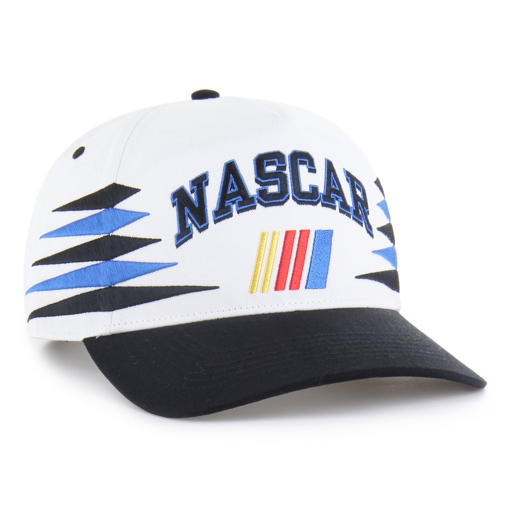 NASCAR '47 Diamond Cut Hitch Adjustable Hat - White/Black