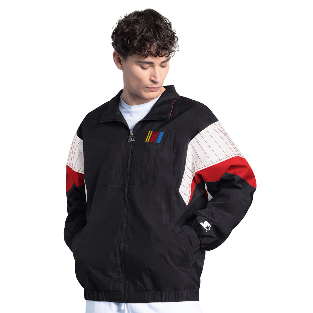 NASCAR Starter Yard Line Full-Zip Jacket - Black/Red