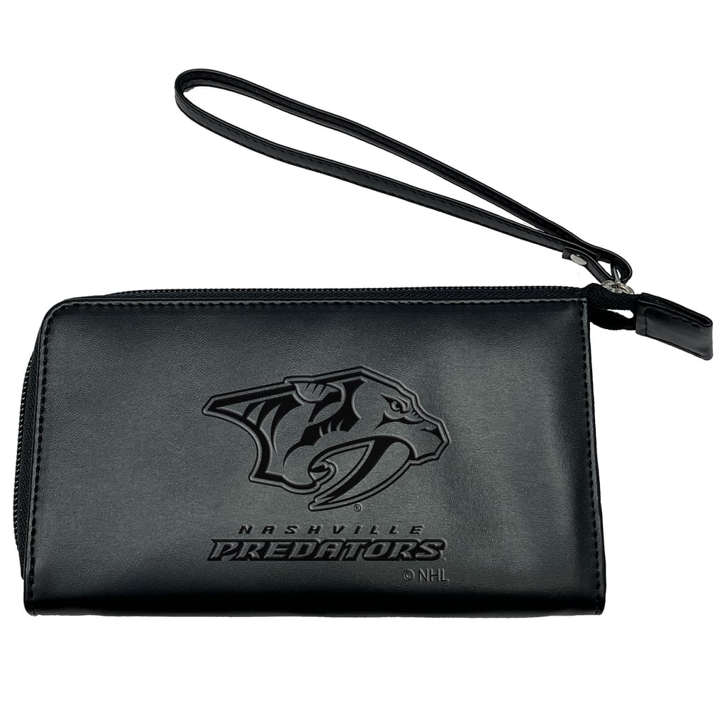Nashville Predators Cell Phone Wristlet Wallet - Black