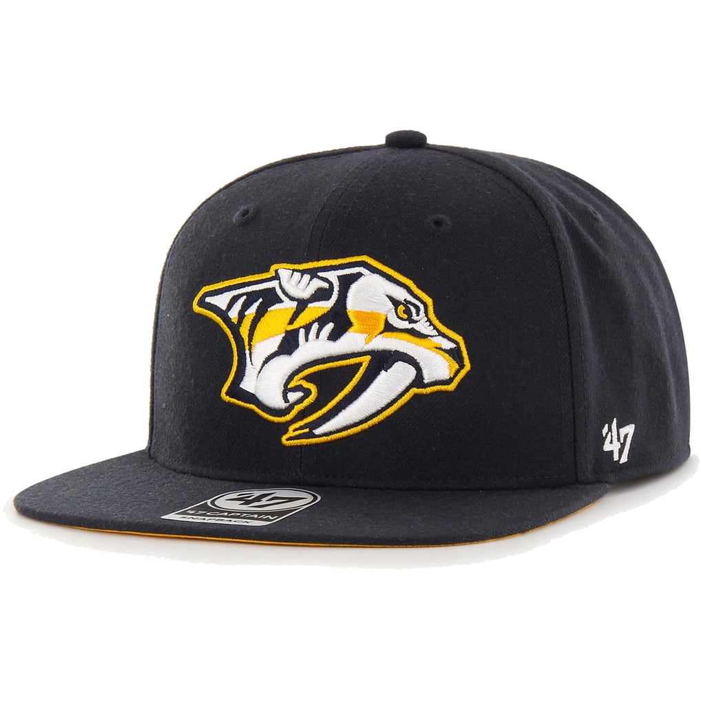  Nashville Predators '47 Sure Shot Captain Snapback Hat - Navy