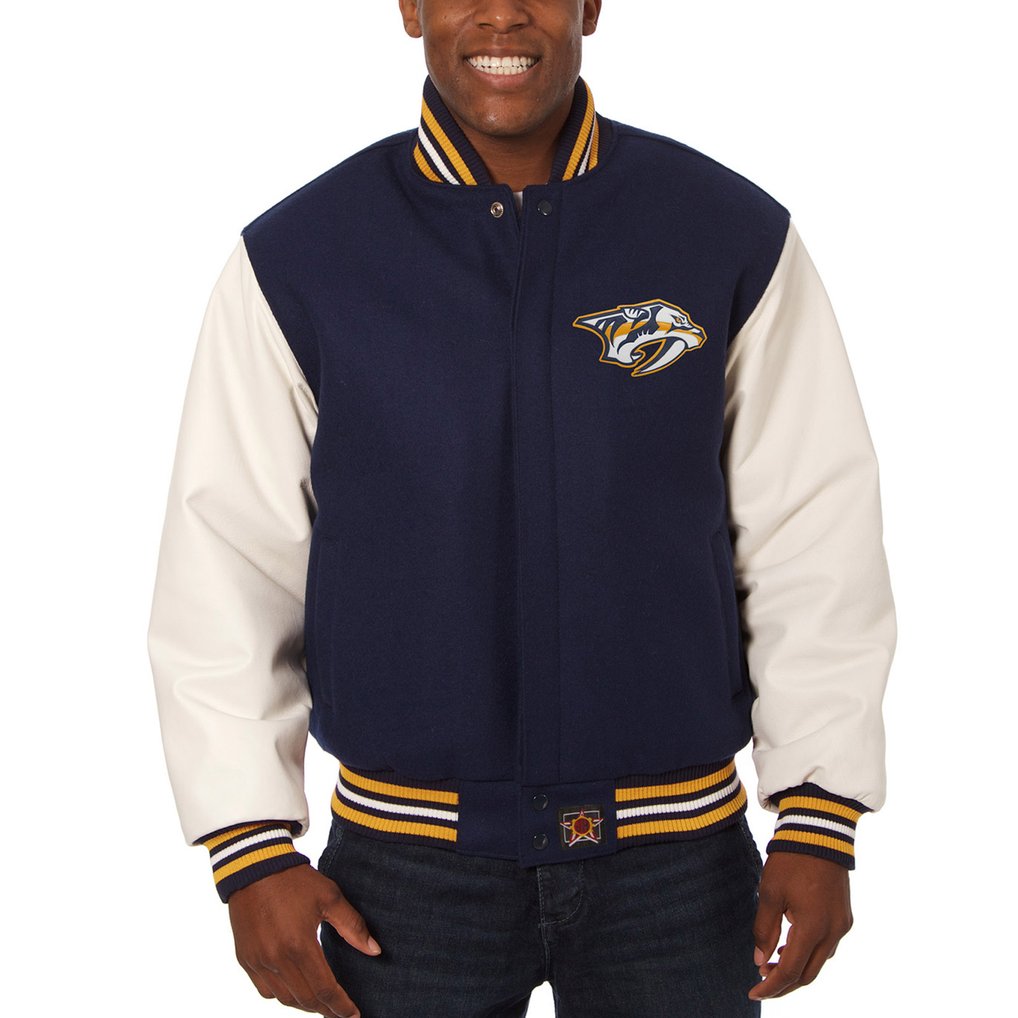Nashville Predators JH Design Two-Tone Jacket - Navy