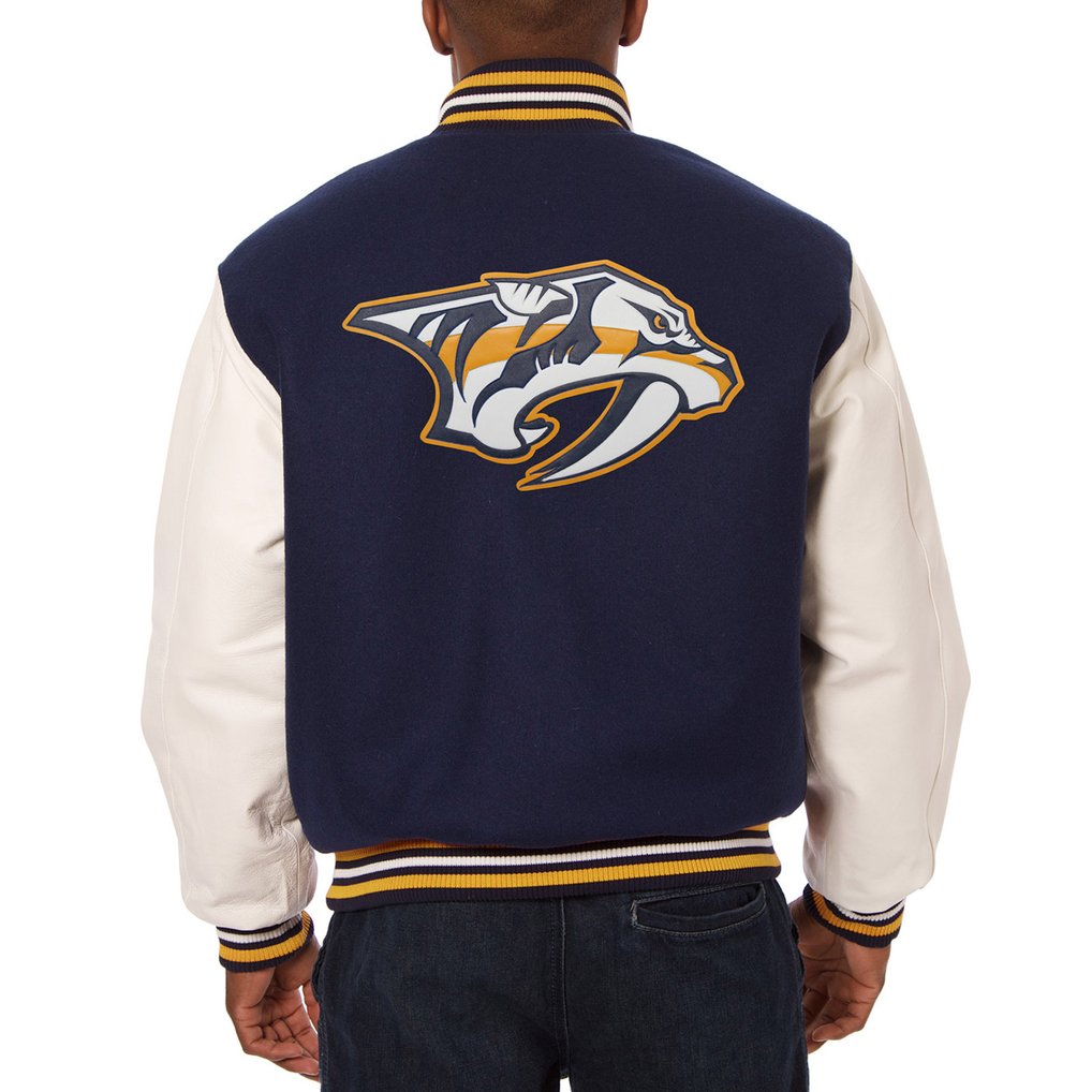 Nashville Predators JH Design Two-Tone Jacket - Navy