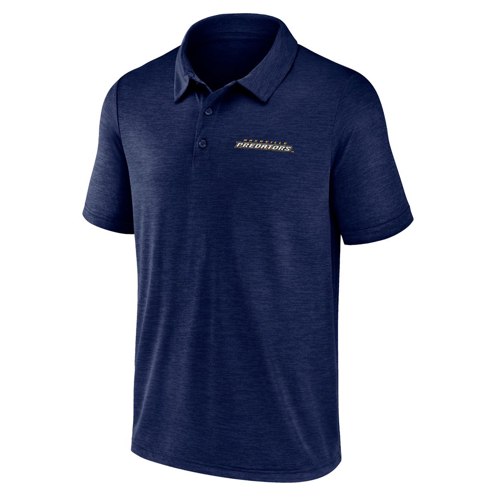 Nashville Predators Logo Athletic Unstoppable Polo - Navy