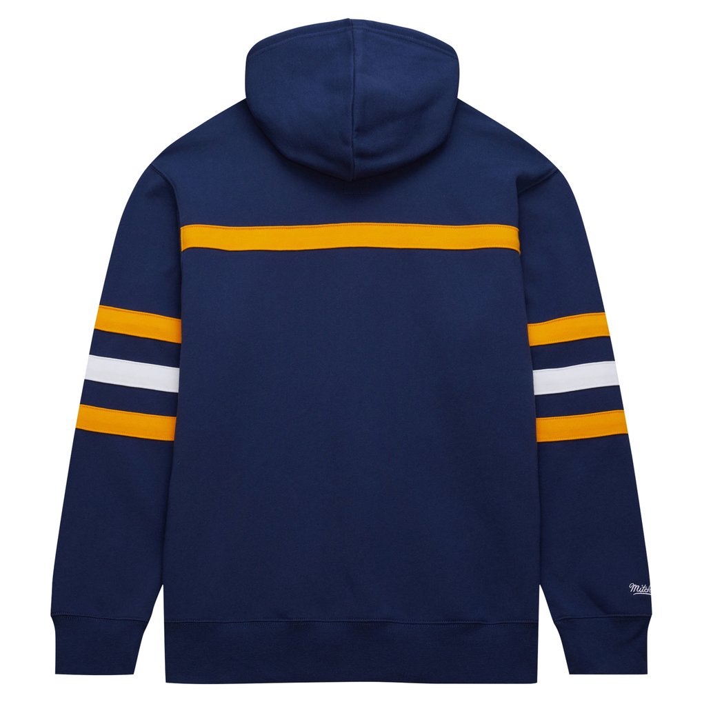 Nashville Predators Mitchell & Ness Head Coach Pullover Hoodie - Navy