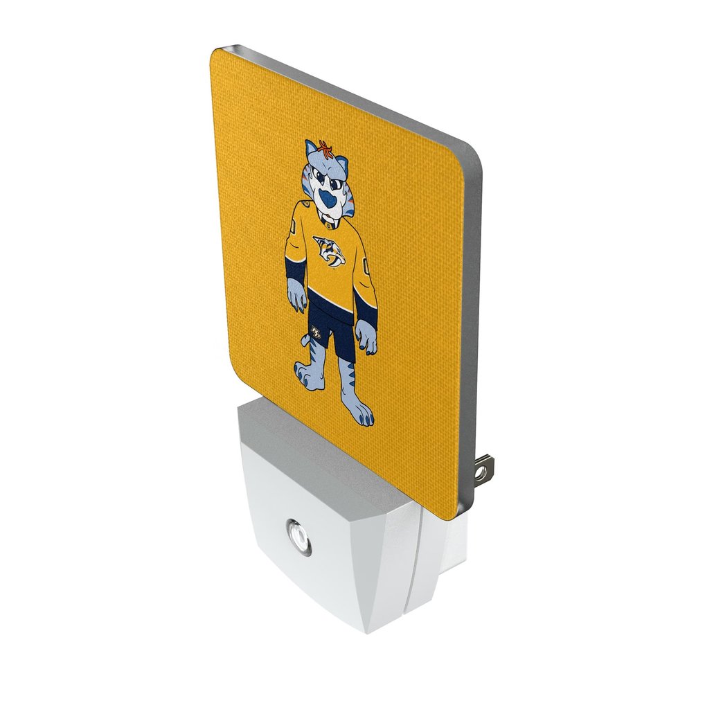 Nashville Predators 2-Pack Solid Design Mascot Nightlight Set