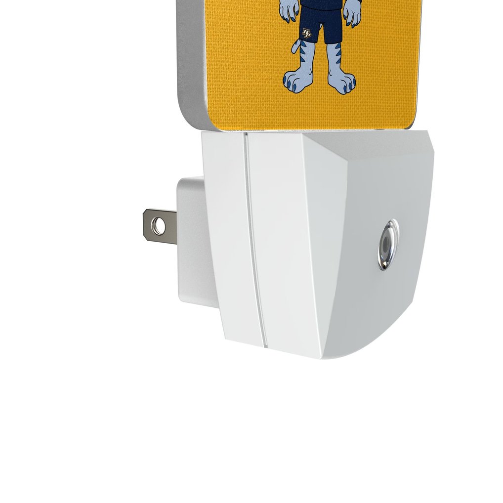 Nashville Predators 2-Pack Solid Design Mascot Nightlight Set