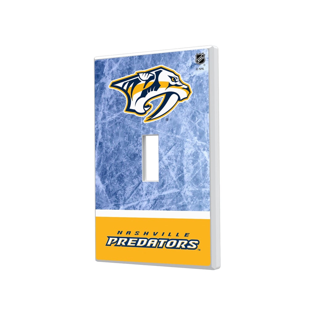 Nashville Predators Wordmark Single Toggle Lightswitch Plate