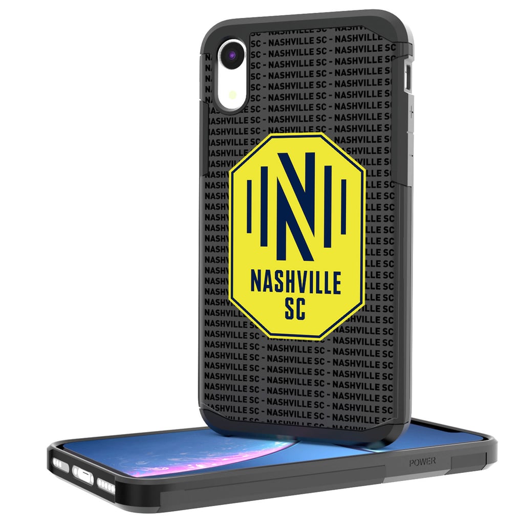 Nashville SC iPhone Text Backdrop Rugged Case