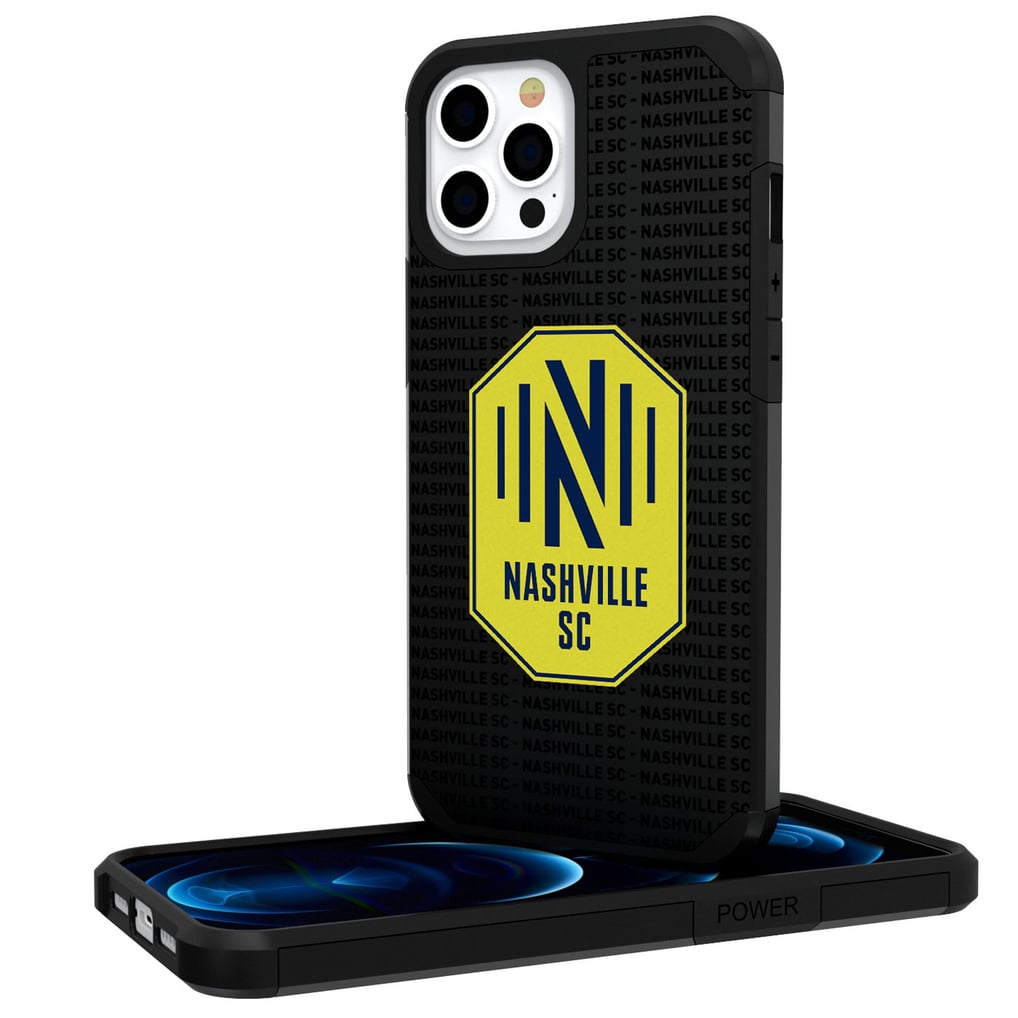 Nashville SC iPhone Text Backdrop Rugged Case