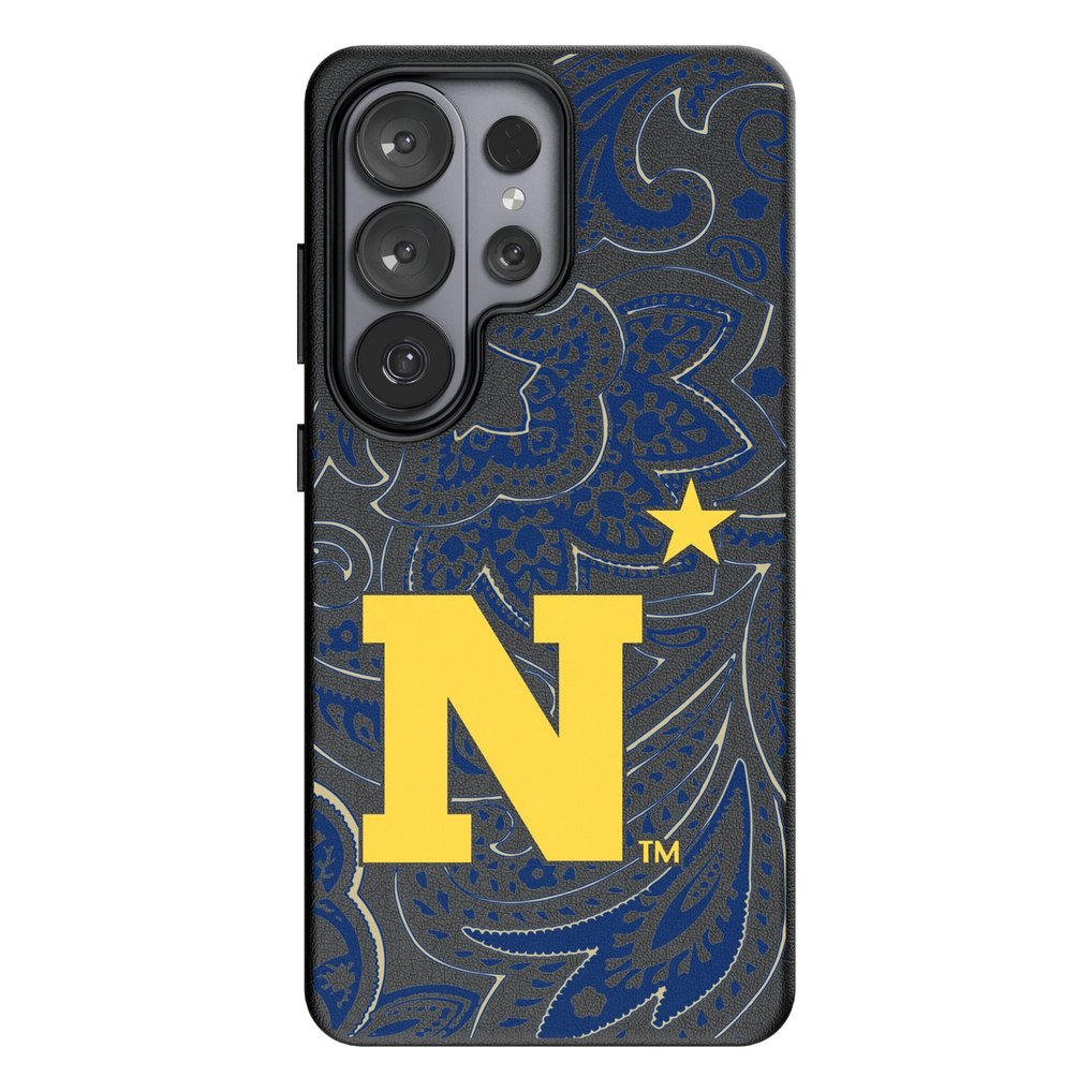 Navy Midshipmen Keyscaper Paisley Galaxy Magnetic Bump Case