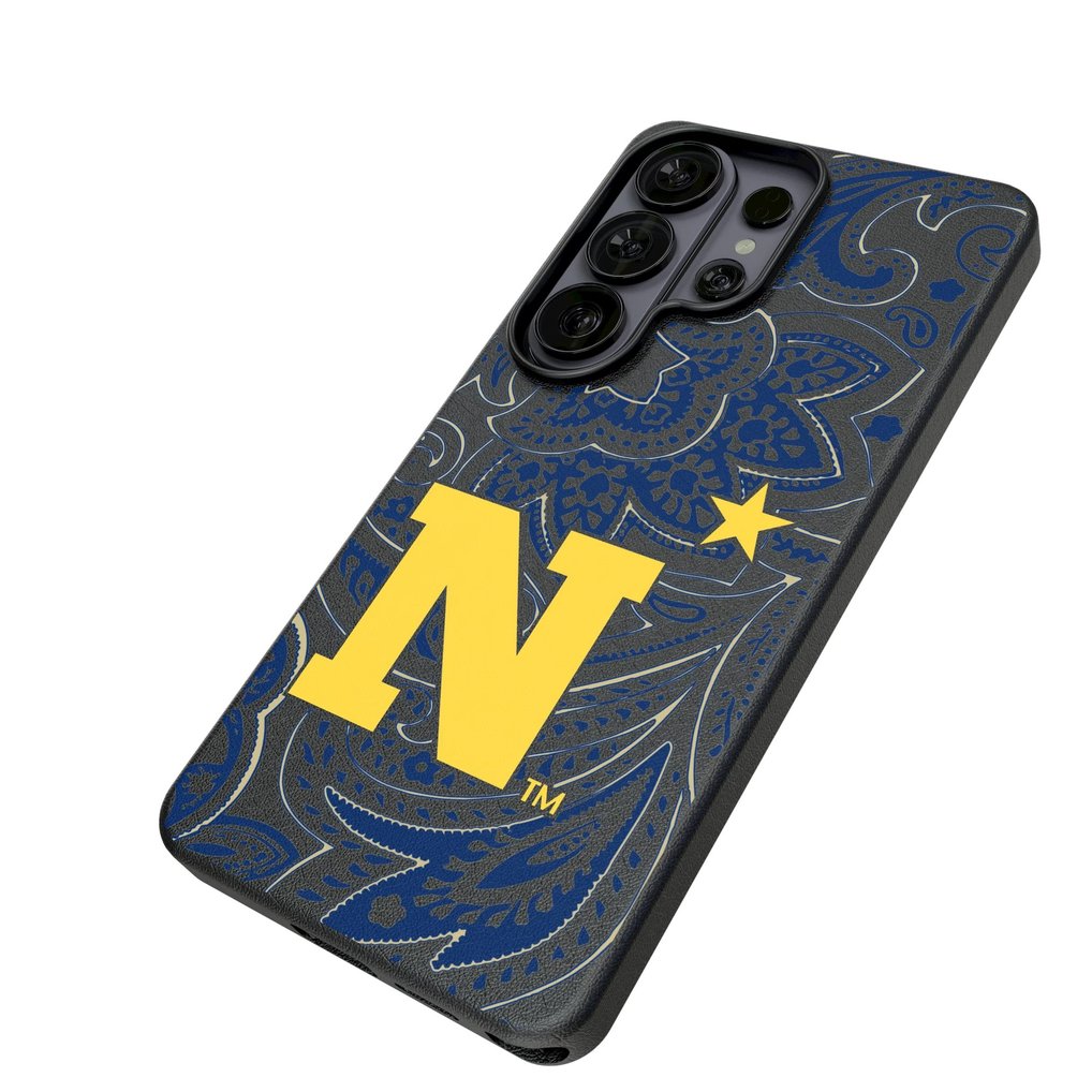 Navy Midshipmen Keyscaper Paisley Galaxy Magnetic Bump Case
