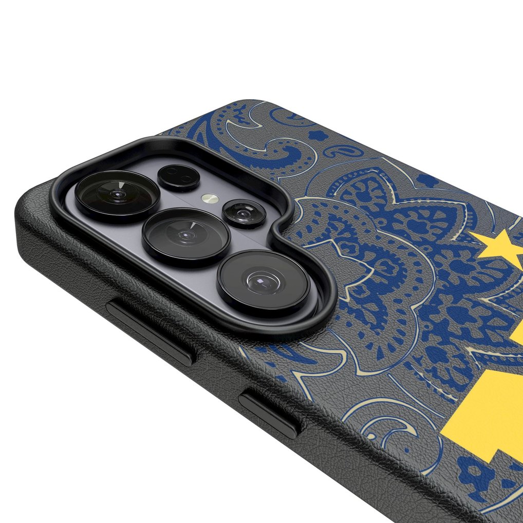 Navy Midshipmen Keyscaper Paisley Galaxy Magnetic Bump Case