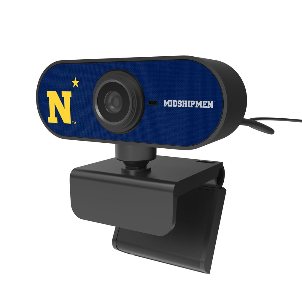 Navy Midshipmen Keyscaper Solid Full HD USB Webcam